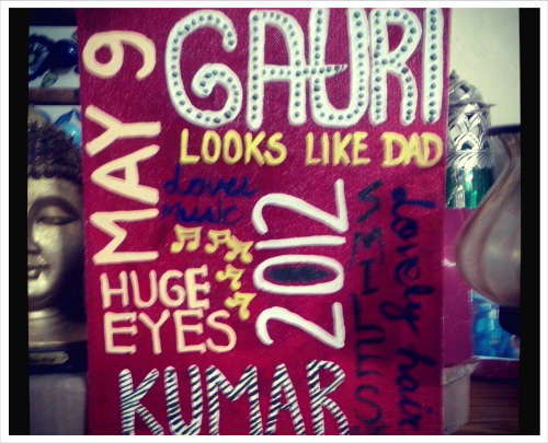 Message on Canvas for Daughter