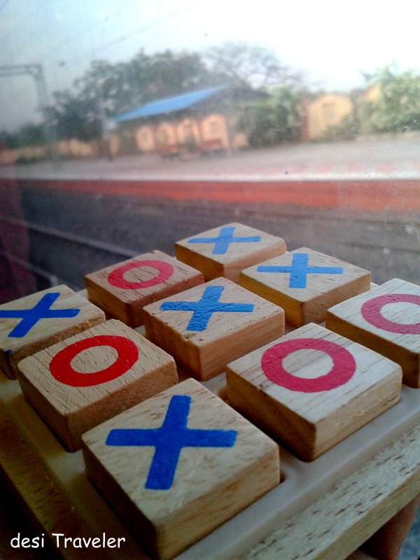 Tic Tac Toe made of wood